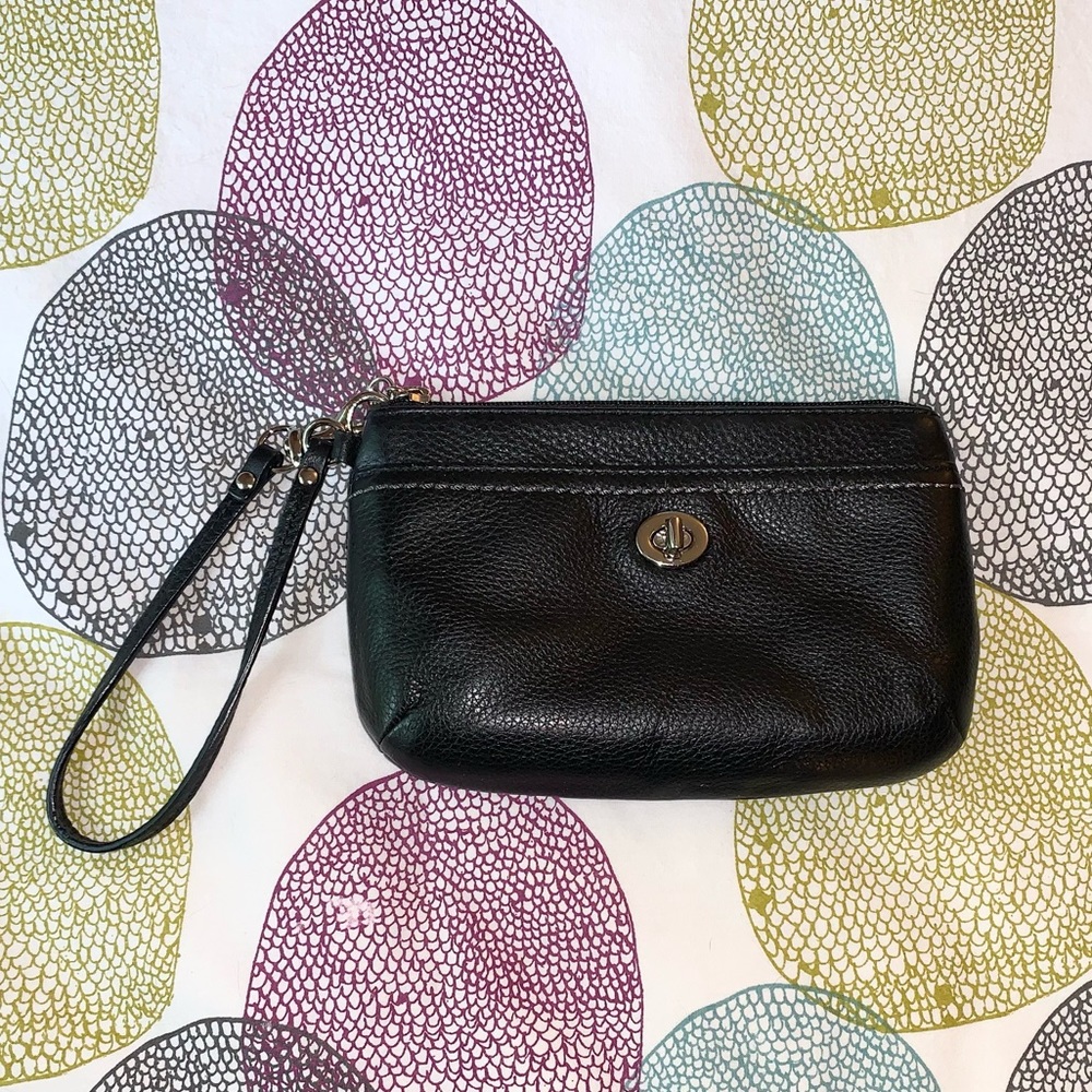 Coach Black Wristlet